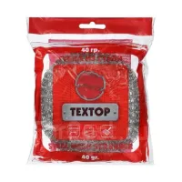 Мочалка круглая металлическая TEXTOP 40 г