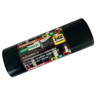 Мешки для мусора 240л ПВД 10шт PREMIUM 93*130 45мкм
