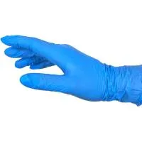 Перчатки одноразовые нитриловые ГОЛУБЫЕ р-р S (100 шт/упак)