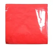Салфетки бумажные 33*33см, 1сл.(красн) 100 шт/уп.(14уп/короб)