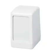 Держатель салфеток настольный пластик белый Держатель салфеток настольный пластик белый