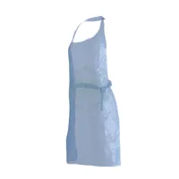 Фартук 125*80 7мкр100 шт/упак голубой (полиэтиленовый 10 упак/кор)