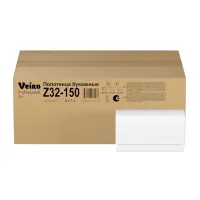 Полотенца бумажные VEIRO Professional Lite Z-сложения 2-слойные – 150 листов/упаковка