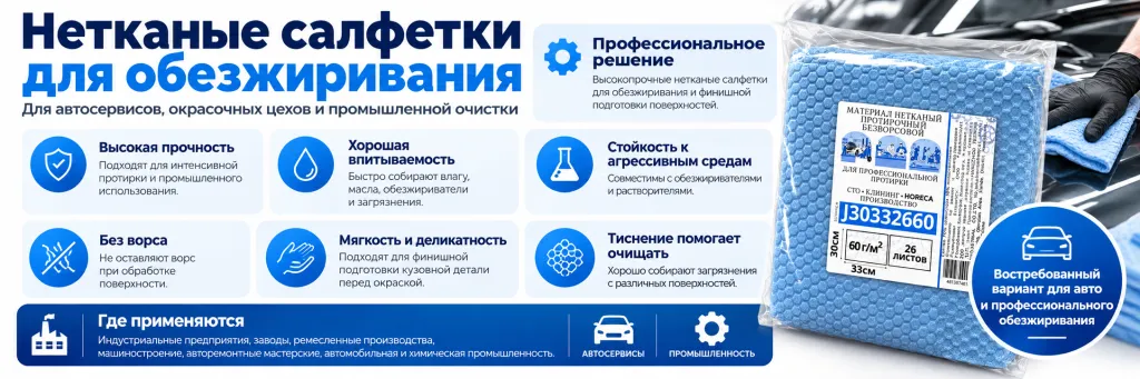 Профессиональные нетканые салфетки для обезжиривания.png