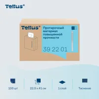 Материал TELLUS протирочный повышенной прочности  листовой 100 шт/упак (10 упак/кор)