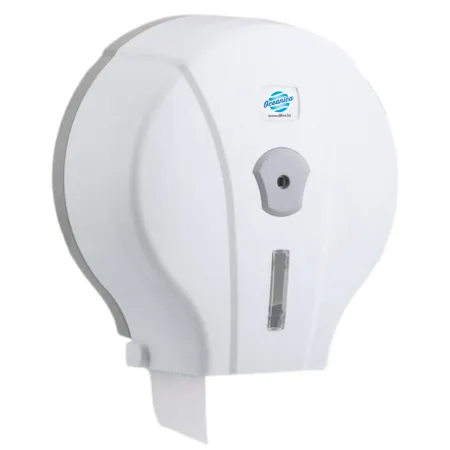 Диспенсер туалетной бумаги в больших рулонах пластик белый (10 шт/кор)