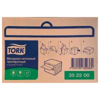 Материал нетканый TORK протирочный 105 м белый 352200