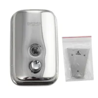 Диспенсер 500мл жидкого мыла хром настенный с глазком