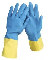 Перчатки латексные хозяйственные двойной цвет L/240 пар ТМ" AST"