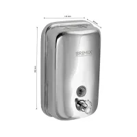 Диспенсер 1000мл жидкого мыла хром настенный с глазком