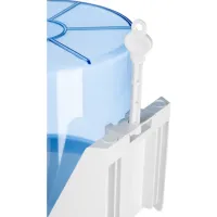 Держатель полотенец с центральной вытяжкой в больших рулонах пластик прозрачный