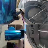 Ведро для мусора 12 л с педалью металл хром Palex