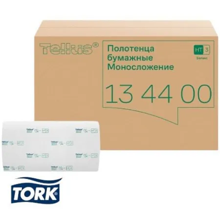 Полотенца TELLUS БАЛАНС листовые сложения ZZ 1сл (250 лист/упак, 20 упак/кор)