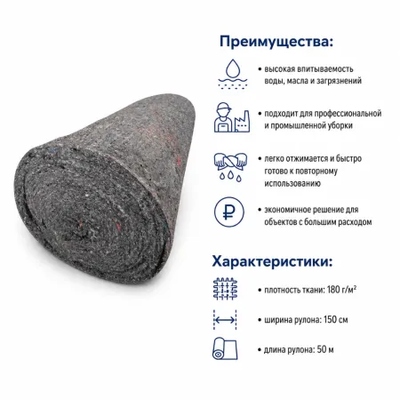 Полотно ХПП нетканое