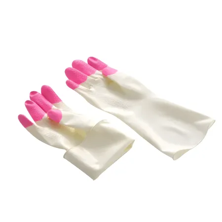 Перчатки хозяйственные ПВХ  р-р L (цветные) эластичные суперпрочные Oceanica