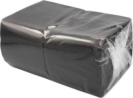 Салфетки бумажные биг-пак 24х24 см 1 слой Оптимум черные 400 штук