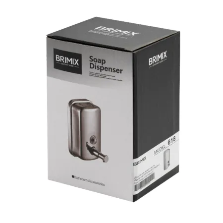 Диспенсер 500мл жидкого мыла хром настенный с глазком