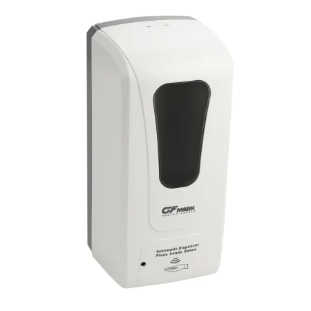 Дозатор 1000 мл жидкого мыла GFmark сенсорный с окошком, ABS пластик белый