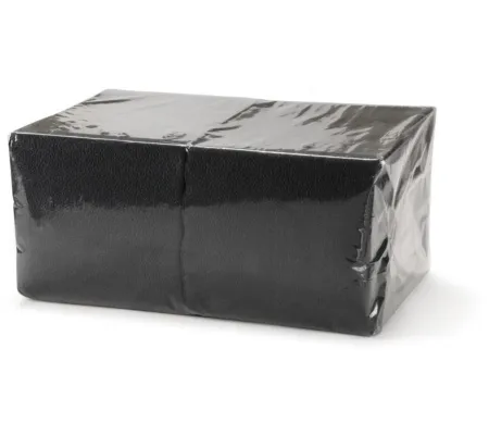 Салфетки бумажные биг-пак 24х24 см 1 слой черные 400 штук