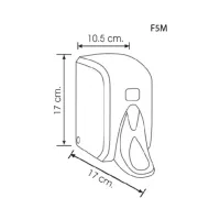 Дозатор 500 мл мыла-пены, дез. средств ЛОКТЕВОЙ пластик белый Дозатор 500 мл мыла-пены, дез. средств ЛОКТЕВОЙ пластик белый