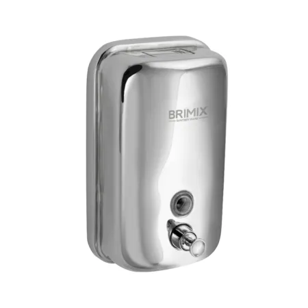 Диспенсер 1000мл жидкого мыла хром настенный с глазком