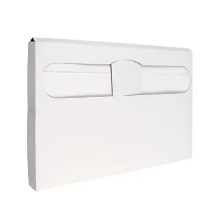 Бумажные покрытия на унитаз 1/2 сложения