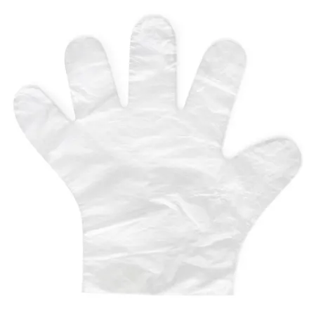 Перчатки одноразовые полиэтиленовые на планке 100 шт/упак