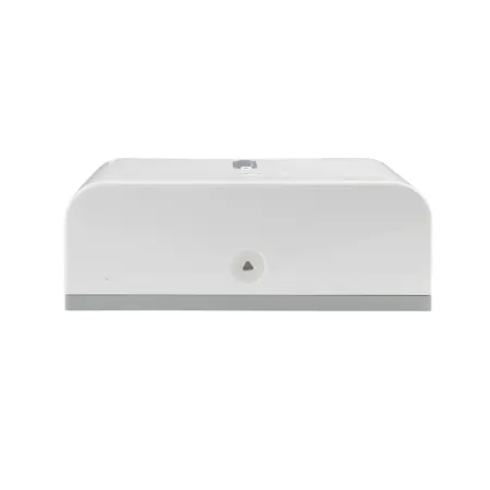 Диспенсер бумажных полотенец с ключом БЕЛЫЙ С ГЛАЗКОМ пластиковый прямой GFmark (под Z салфетки)