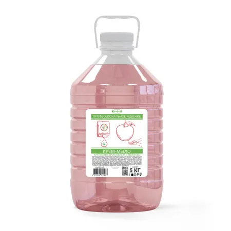 КМА-Яблоко 5000 мл Крем-мыло антибактериальное Яблоко, 5 л, РБ дили дом