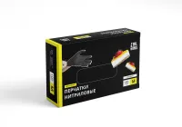 Перчатки одноразовые нитриловые ЧЁРНЫЕ р-р M Oceanica 100 шт/упак