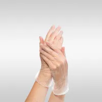 Перчатки виниловые ViniMax универсаьные неопудреннык гладкие БЕЛЫЕ р-р L 100 шт/упак