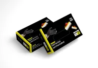 Перчатки одноразовые нитриловые ЧЁРНЫЕ р-р M Oceanica 100 шт/упак