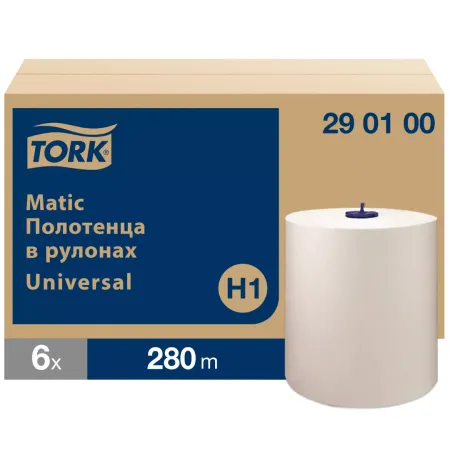 Полотенца TORK Matic Universal в рулонах 1 слой 280 м/рул Н1