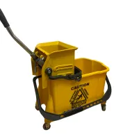 HTS730Y Тележка уборочная 2 ведра (24л+10л) с отжимом Каризма