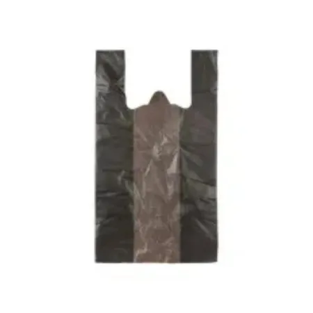 Пакет-майка ПНД 320+200*600мм 13мкм черная 100 шт/упак