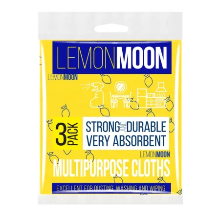 Салфетки вискозные 38*38 см 110 г/м2 LemonMoon 3 шт/упак Салфетки вискозные 38*38 см 110 г/м2 LemonMoon 3 шт/упак