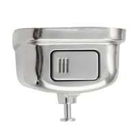 Диспенсер 500мл жидкого мыла хром настенный с глазком