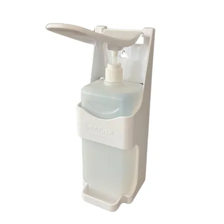 Диспенсер 1000мл жидкого мыла, дез. средств пластик белый ЛОКТЕВОЙ