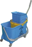 Тележка уборочная 2 ведра (24л+10л) с отжимом Каризма