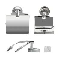 Держатель туалетной бумаги САНАКС с крышкой, металл хром Держатель туалетной бумаги САНАКС с крышкой, металл хром