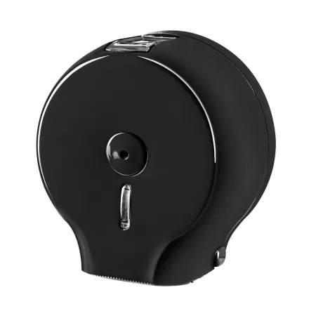 Диспенсер туалетной бумаги в больших рулонах пластик черный 3444-S