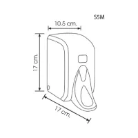 Дозатор 500 мл жидкого мыла, дез. средства ЛОКТЕВОЙ пластик белый Дозатор 500 мл жидкого мыла, дез. средства ЛОКТЕВОЙ пластик белый
