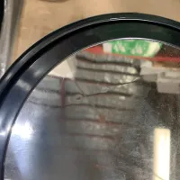 Ведро для мусора с плавающей крышкой 11 л металл хром