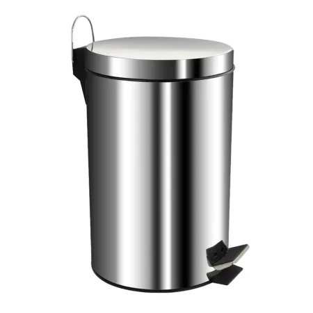 Ведро для мусора 12 л САНАКС с педалью хром