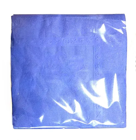 Салфетки ДилиДом 330*330 1сл.(темно-син) 100 листов в уп., 14уп/короб