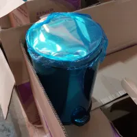 Ведро для мусора 8 л с педалью металл хром Palex