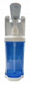 Диспенсер 1000мл жидкого мыла, дез. средств пластик белый локтевой (24 шт/кор)