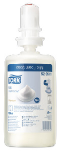 Мыло-пена для рук мягкое TORK картридж 1000мл (6 шт/кор)
