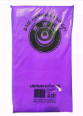 Пакет ПНД 24*37 (фасовочный) "WWW" 9мкм 100 шт/упак фиолетовый (п/мешок 10 упак)