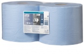 Бумага протирочная TORK суперпрочная в рулонах W1/W2 синяя 3 слоя (полотенца бумажные) (2 рул/п-э упак)